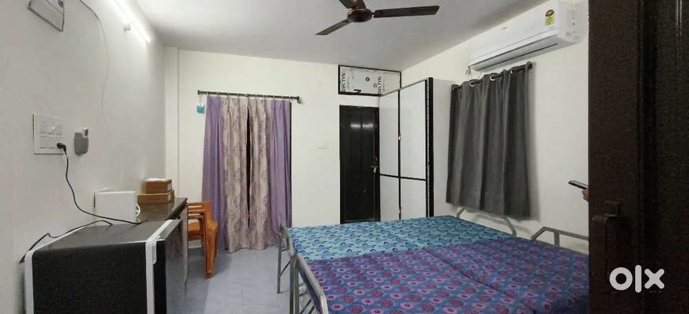 Pent house A/c 1BK BACHELORS MVP all amenities ANY PURPOSE