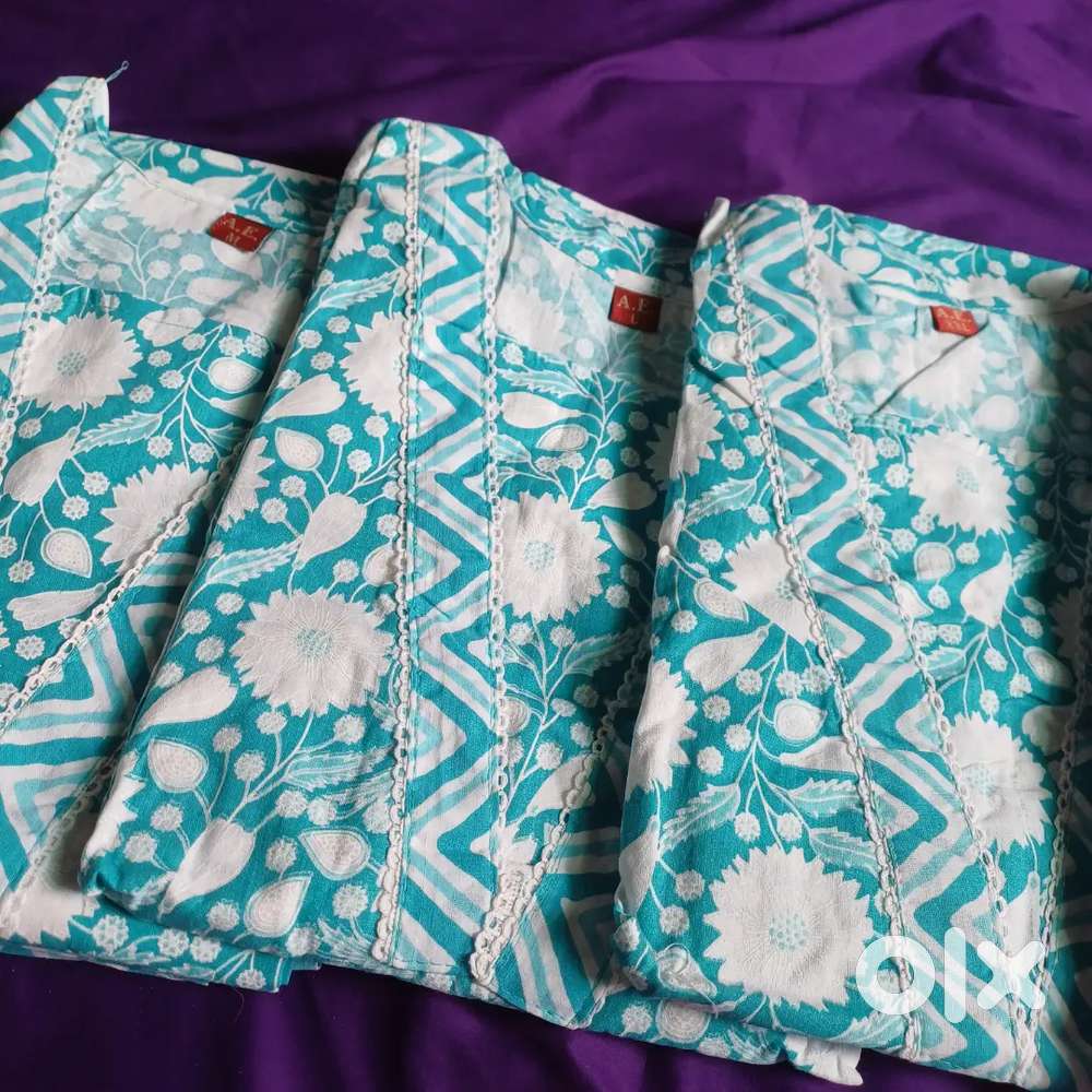 2 piece and 3 piece cotton kurta set