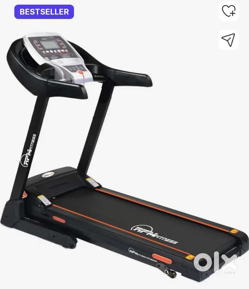 Treadmill (RPM 2000 3.5HP peak motorized)