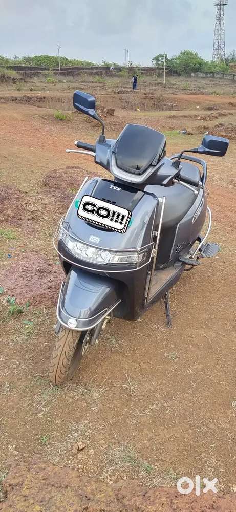My TVS i qube Sell  Good Condition Good Battery Backup