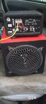 Car amplifier with Subwoofer
