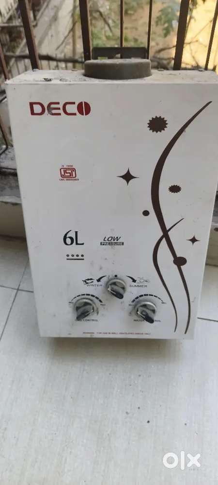 Gas geyser 6 ltr