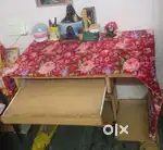 Computer Table wooden with strong wood no damage excellent condition