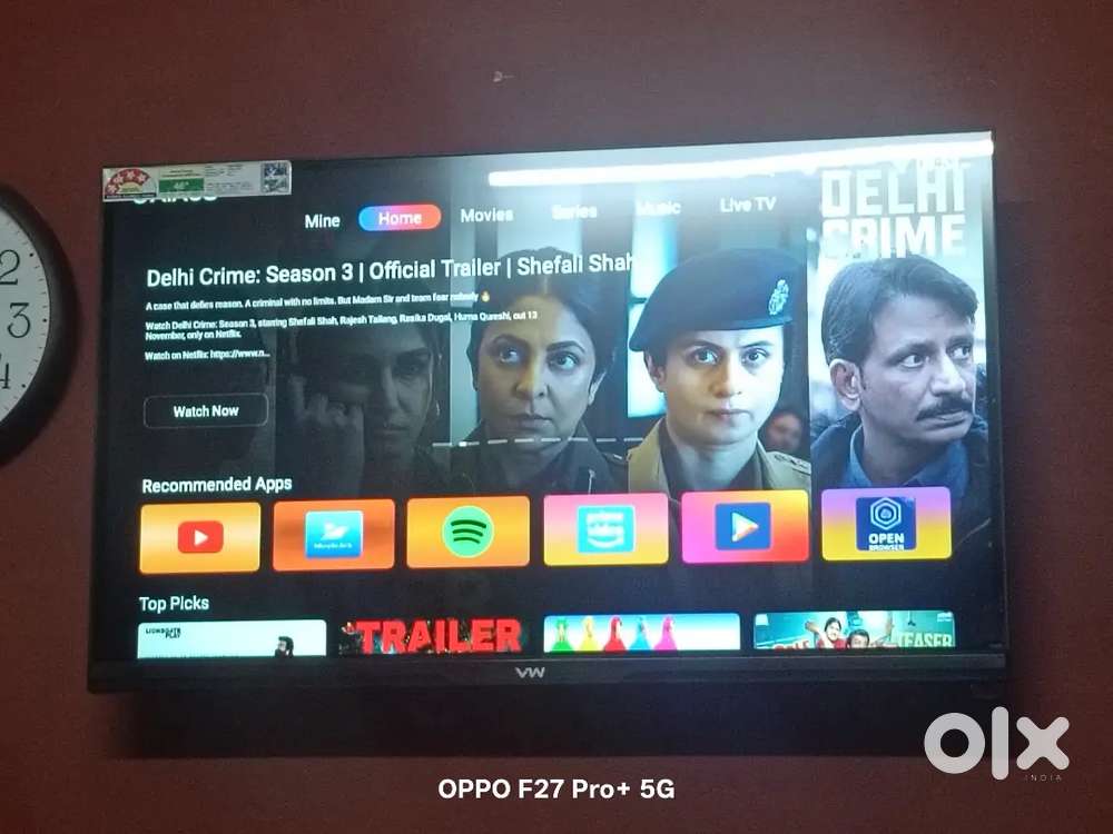 VW smart android led tv