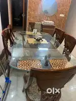 Dinning table with six chairs
