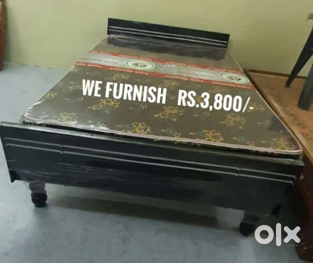 New double cot made of baboolwood 4x6 for Rs.4000