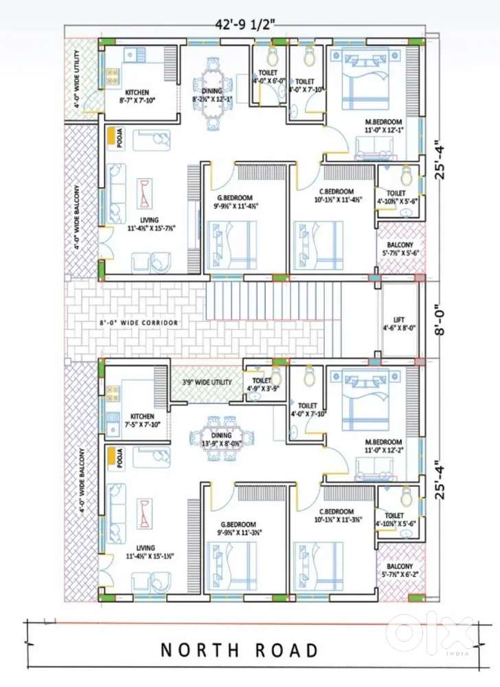 We are providing 3BHK at 60 to 75lakhs