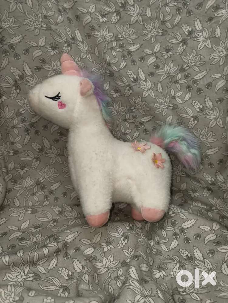 Cute Fluffy Unicorn Soft Toy Plushy