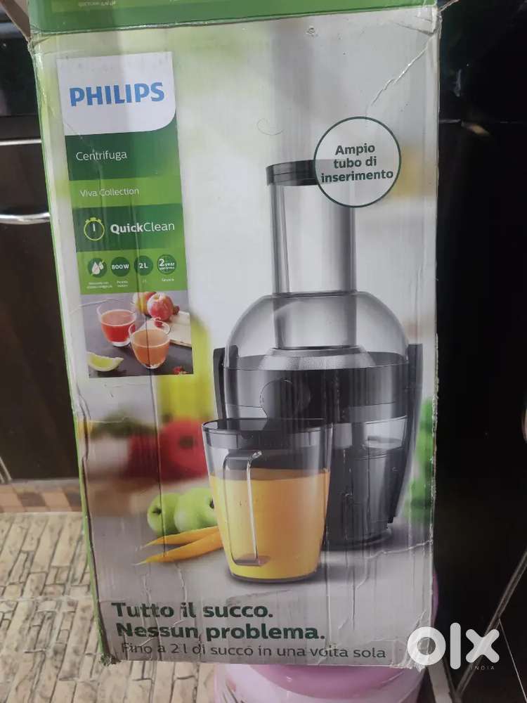 Philips juicer 2-L barely used with Original packing