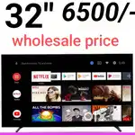 FREE / HOME DELIVERY 32SMART ANDROID LEDTV JUST RS -6500/- ONLY NEW