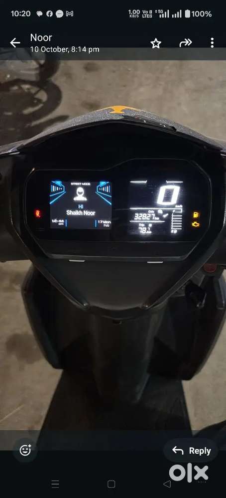 NTORQ XT 125 TOP MODEL BLUETOOTH CONNECTIVITY