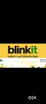 Hiring for delhi blinkit delivery boy job