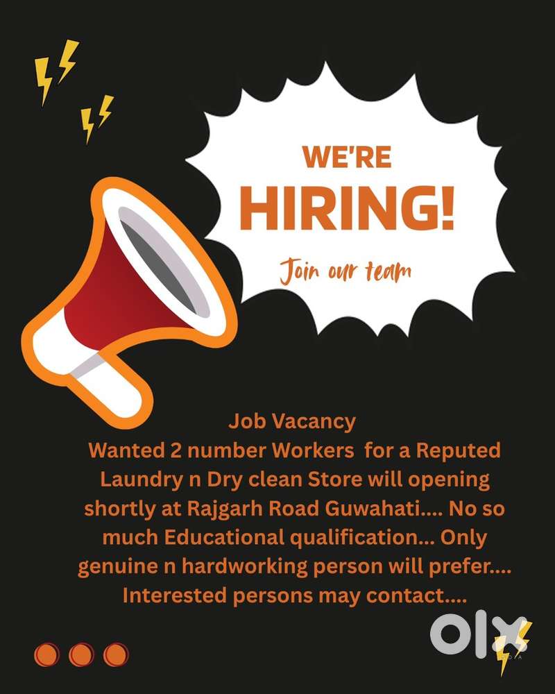 Dry Clean n laundry’s technician