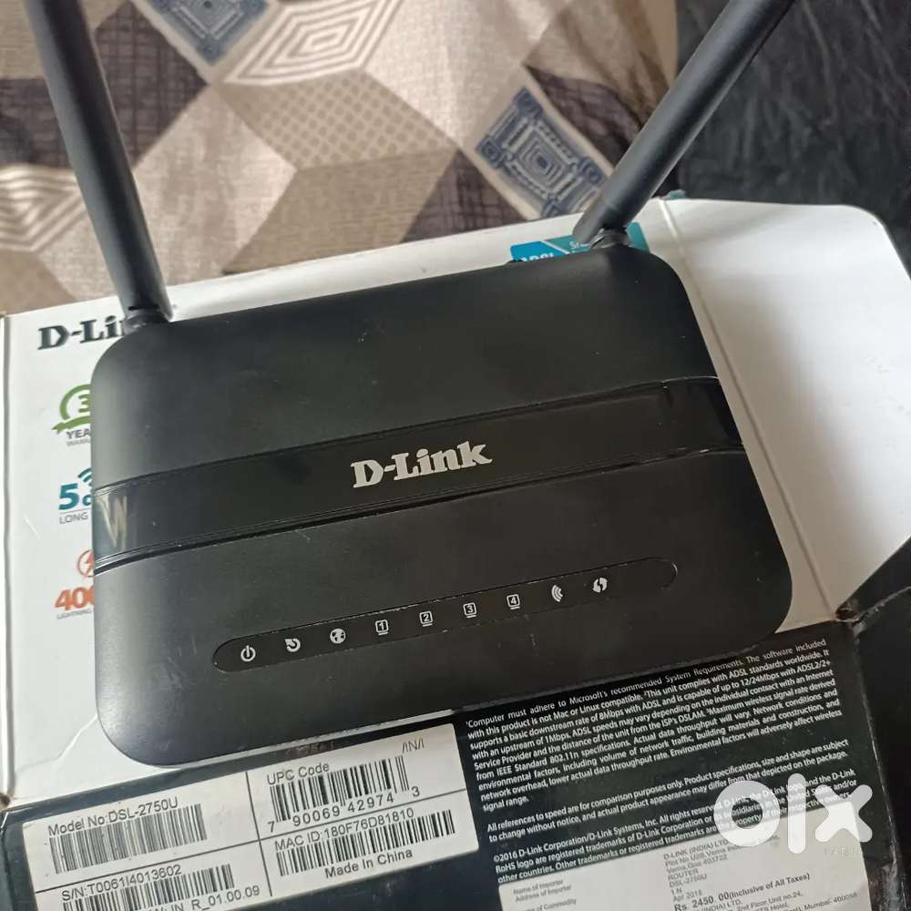 For sale  ഉപയോഗിക്കാത്ത D Link wireless router &Liteon , external DVD-