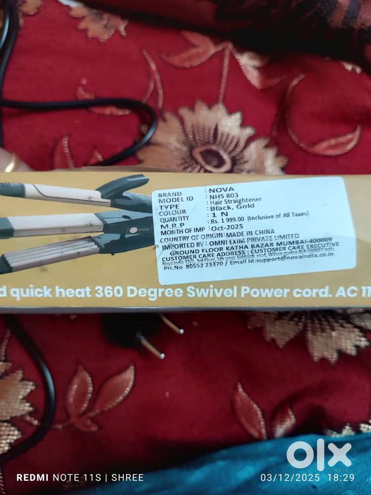 Hair Straightener with crimper and curler