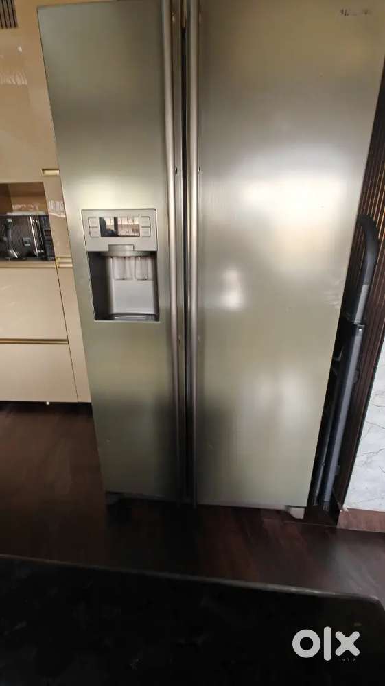 Double Door Fridge with Water & Ice Dispenser for Sale