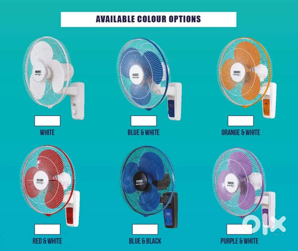 Table fan , wall fan , pedestal fan