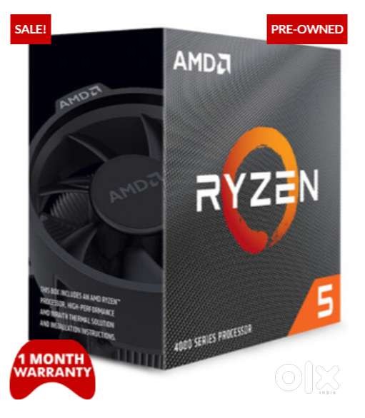 AMD Ryzen 5 4500 Processor (Without Stock Cooler) (Pre-owned)