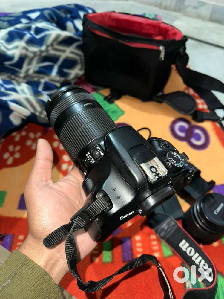 Canon 1200 D for sale in good condition with 2 battery