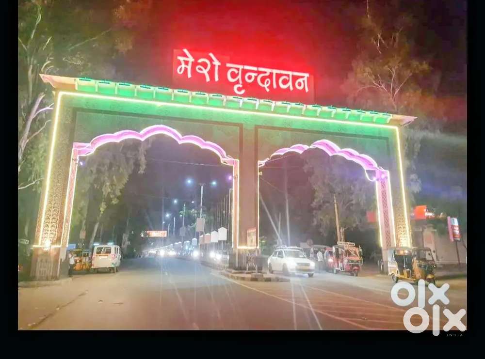 वृन्दावन जैत चौमुंहा के पास प्लाट Govt Approved Plots Pakki Registry