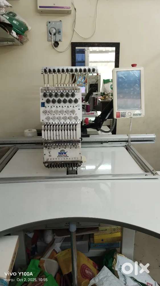 Machine embroidery machine