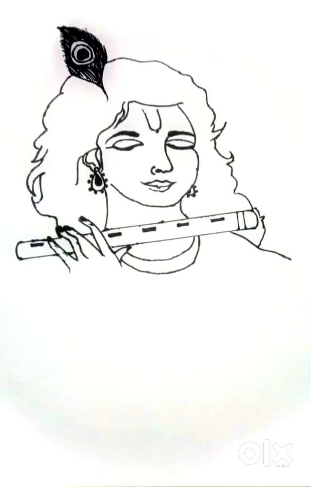 Lord Krishna Drawing
