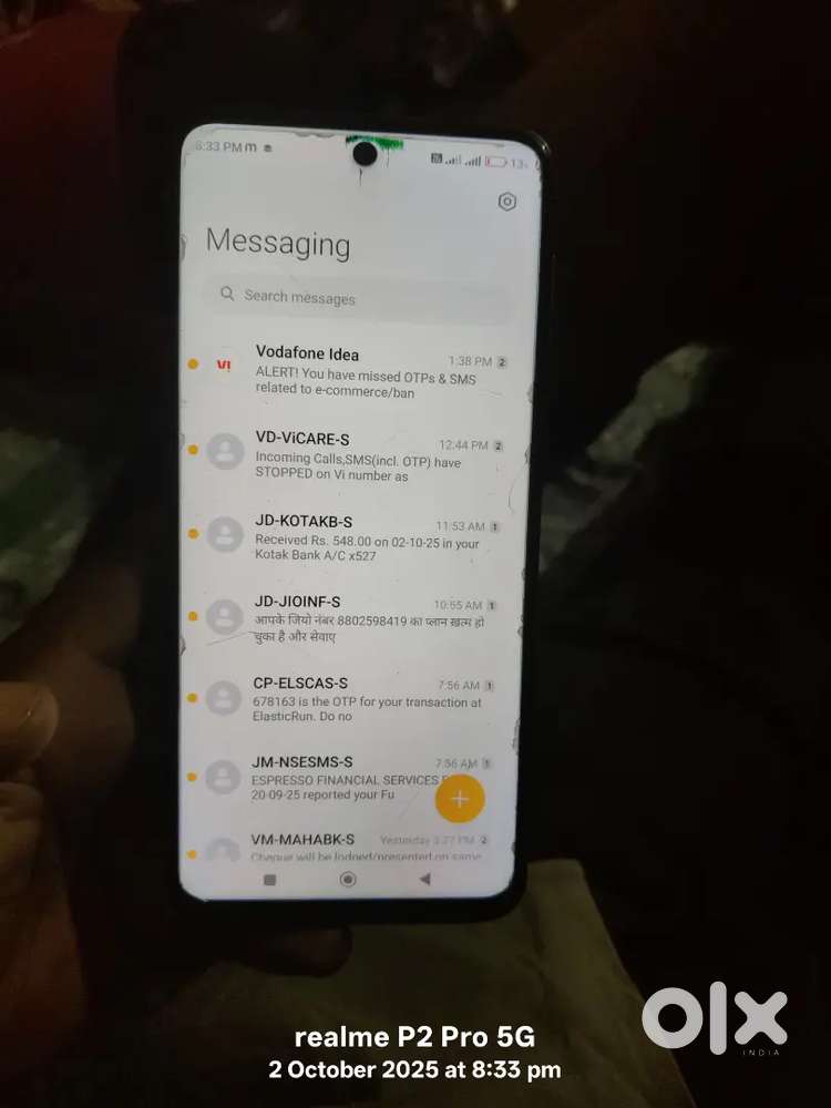 Redmi note 9pro 4 ram 128interal