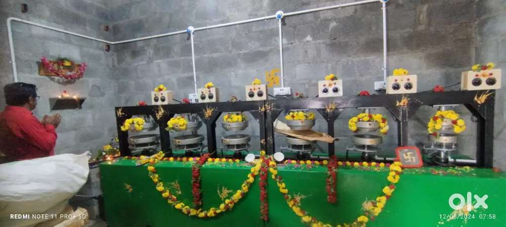 Leaf pressing machine 6 die(paakku mattai machine)