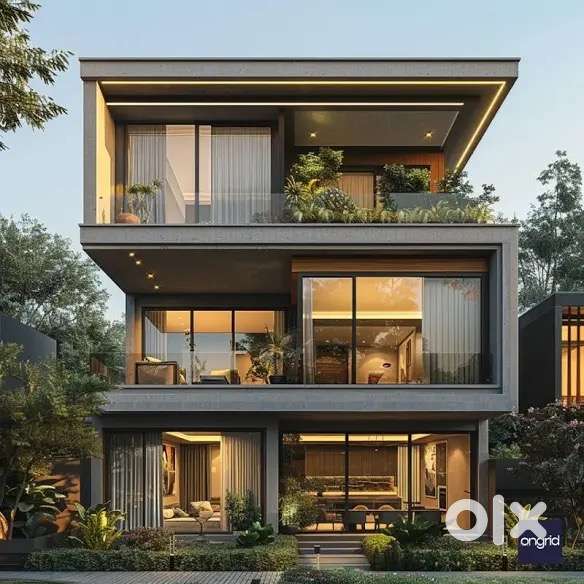 Individual house for 24 hrs watersupply with bore system and 24 electr