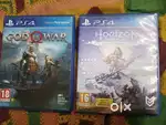 God of war and horizon (PS4 cassette)