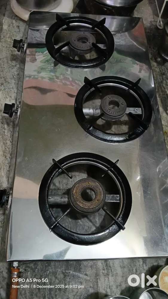 Gas stove 3 burner