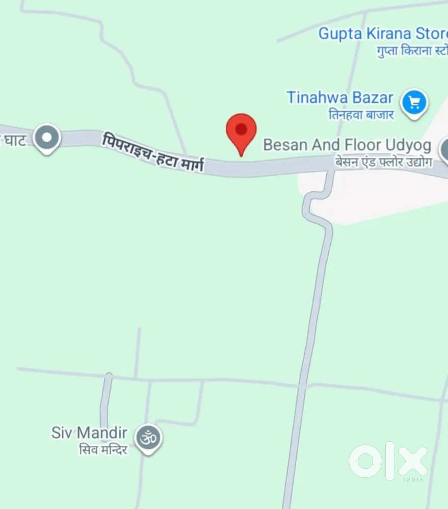 Plot on pipraich hata main road