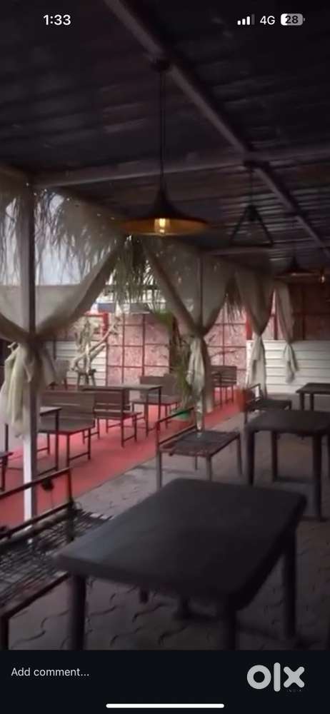 Sale n rent my restaurant setap in ab road fully furniturd