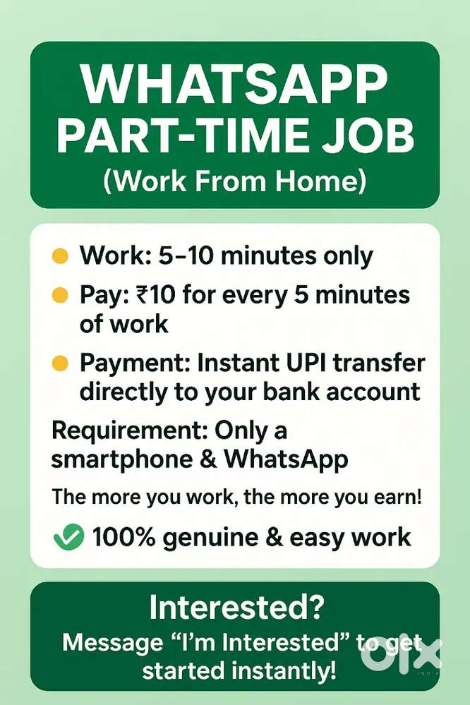Watsapp work instant payment