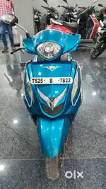 Yamaha Fascino 2019 model blue color in excellent condition