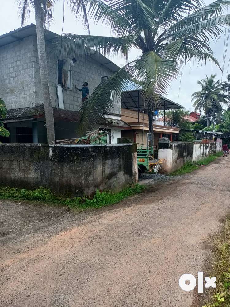 5.75 cents land with old house in muppathadam panchayat junction