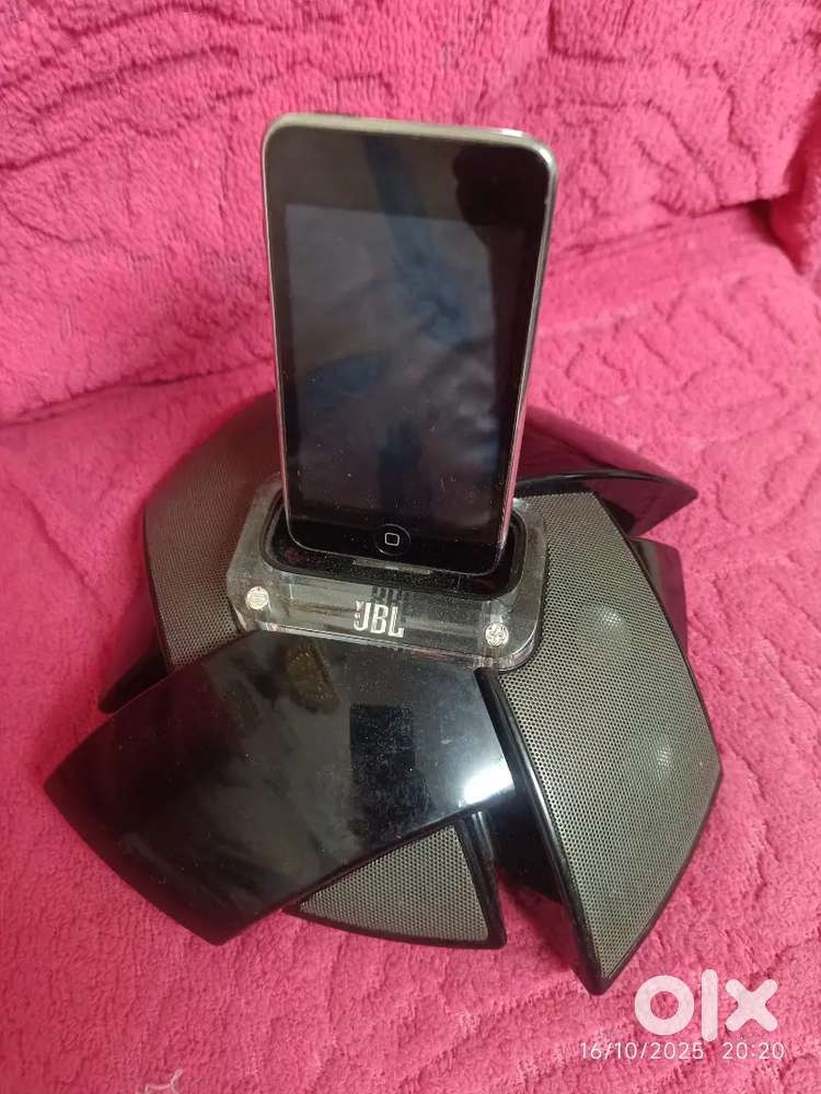 Jbl systemspeaker working,ipod dead battery change it