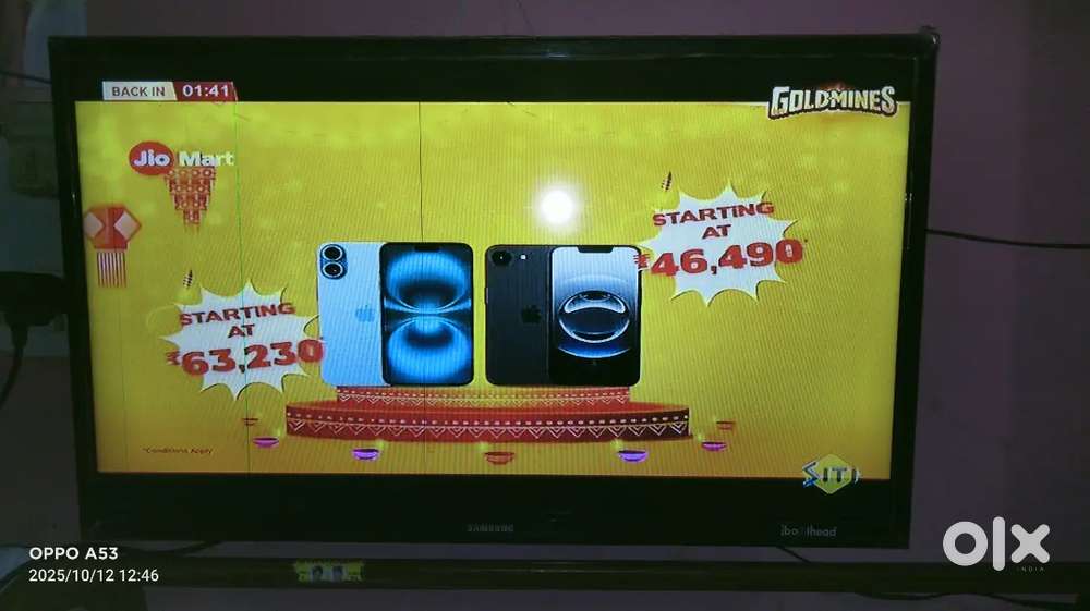 Samsung 32 inch TV with good quality running