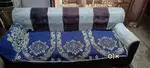 Five seater sofa new condition sell reason space kamm hai room me