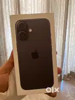 Iphone 16 black sealed pack indian with bill