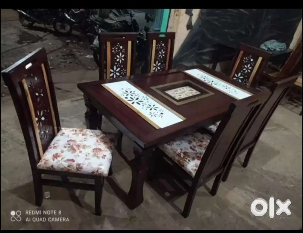 6 CHAIRS DINING TABLE AVAILABLE IN STARF FURNITURE