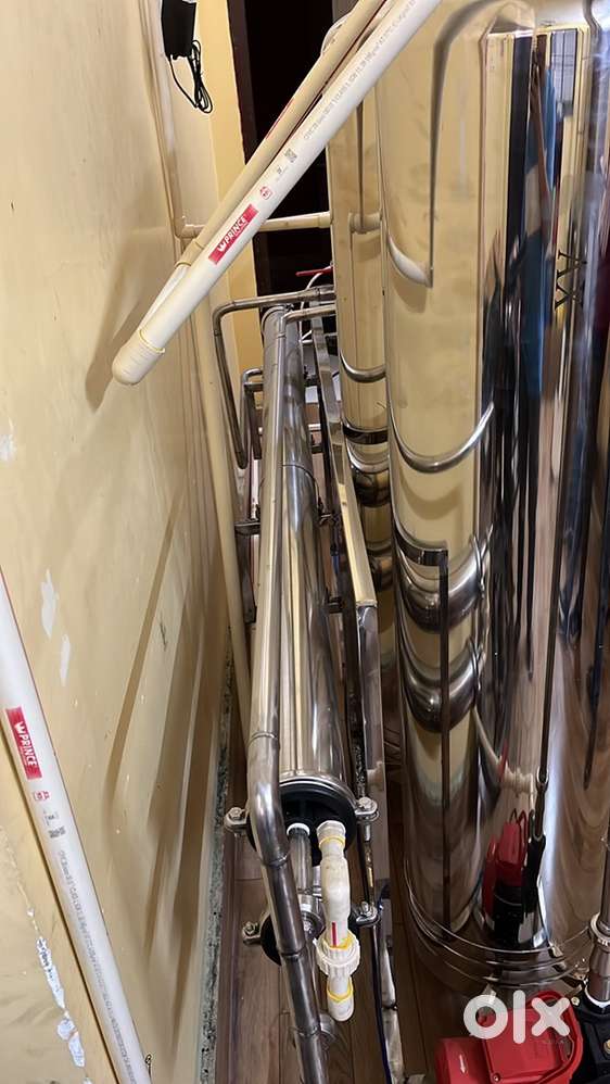 1000 litre SS RO plant With complete Bottling Setup