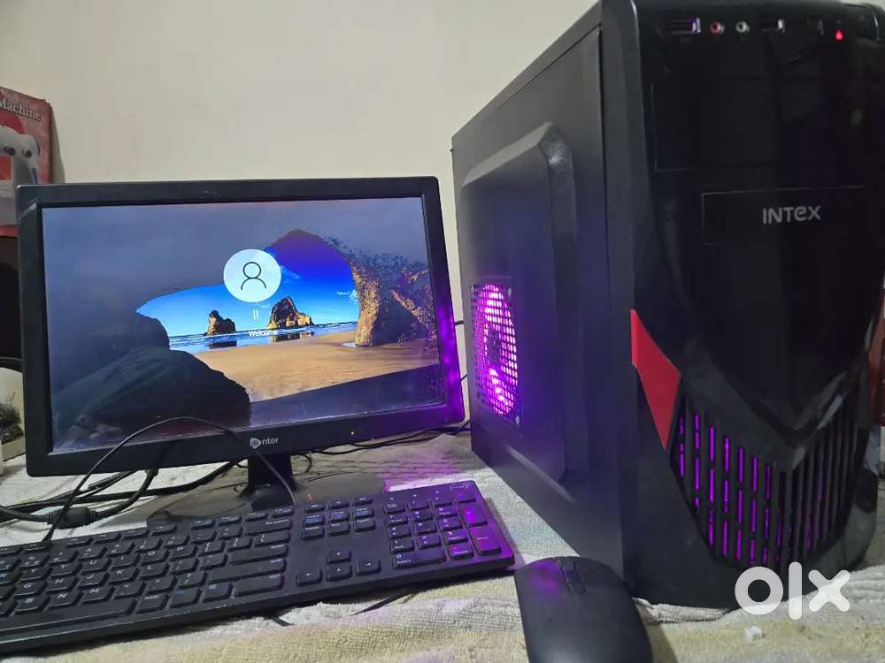 Gaming look core i3 desktop