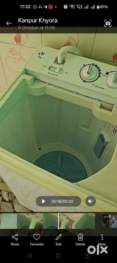 semi automatic washing machine