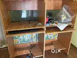 Computer desk for two