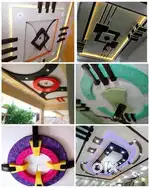 GYPSUM CEILING WORK, CEMENT BOARD PARTITION WORK, ALUMINUM WORK, ACP