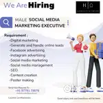 male social media handling digital marketing