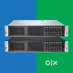 HP Server DL 380 G9 2U Rack mount, 24-Core v3, 64 GB RAM, 1.2 TB X2
