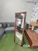 Pinewood frame full length floor/Standing mirror