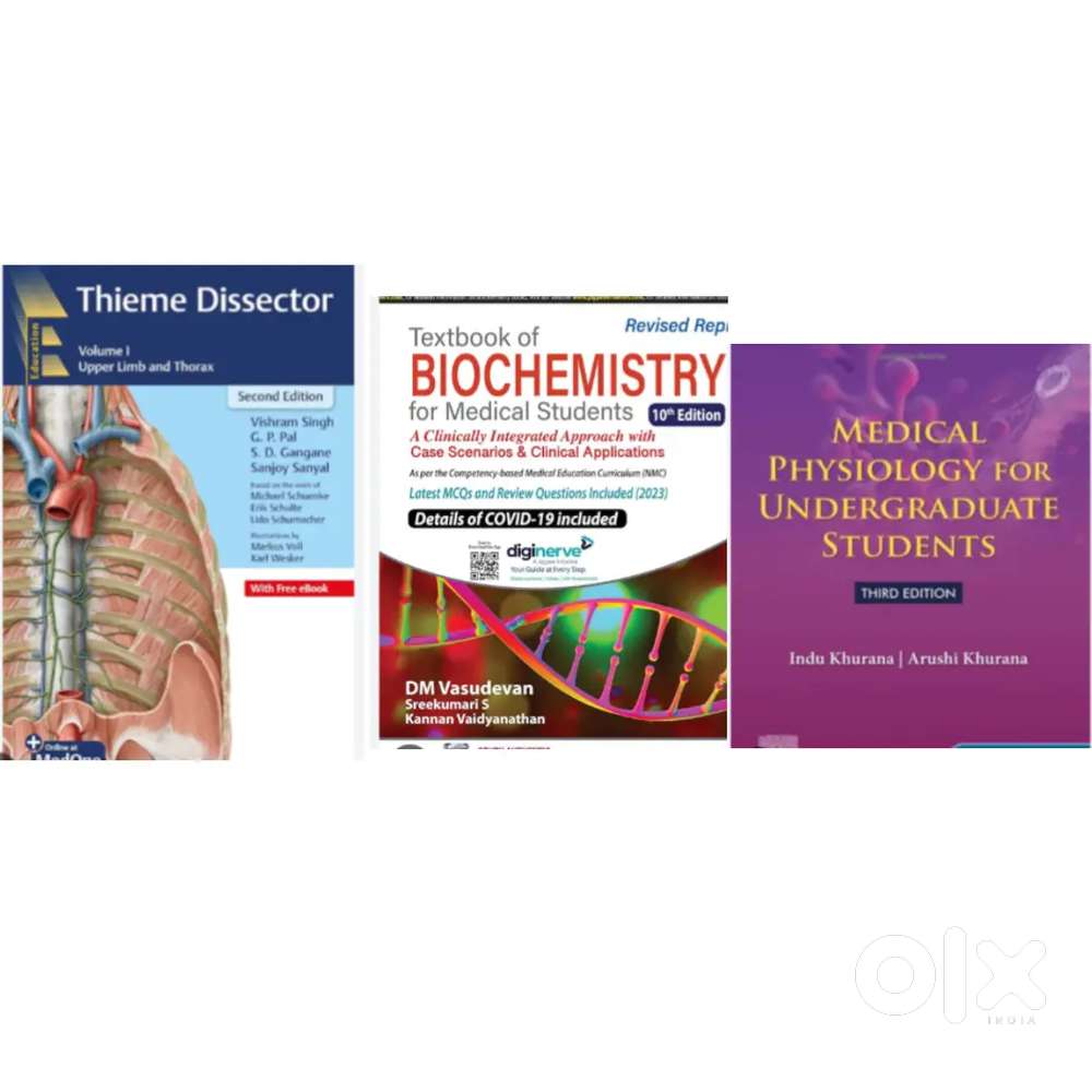 1st yr medical books